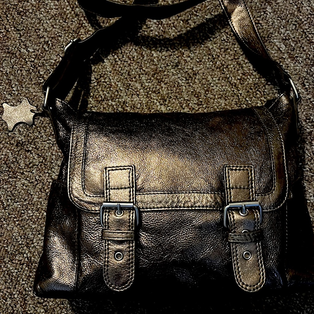 Boden Bronze Crossbody Bag